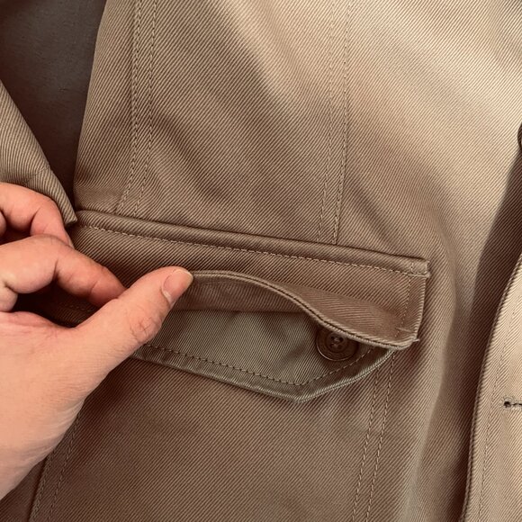 Diesel Cotton Military Utility Jacket Blazer S olive green - Picture 3 of 10